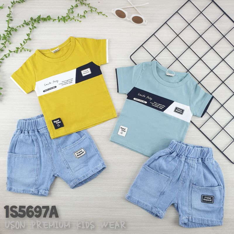Uson Premium Kids Wear Setelan Pendek anak Cowok