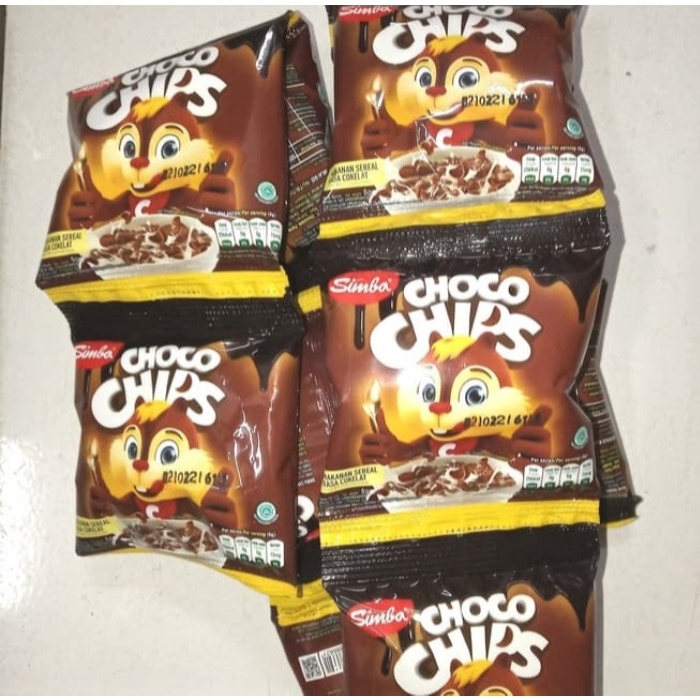 

Simba Choco Chips Renceng - Netto 10 bks x 6 gr exp 30 des 25