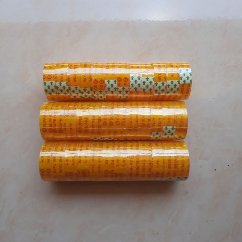 

SELOTIP BENING SOLASI KADO KECIL ISI 12ROLL MERK SUPREME TAPE