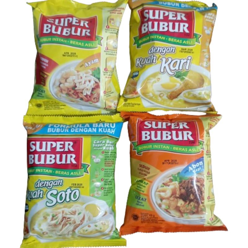 

SUPER BUBUR BUBUR INSTAN VARIAN RASA