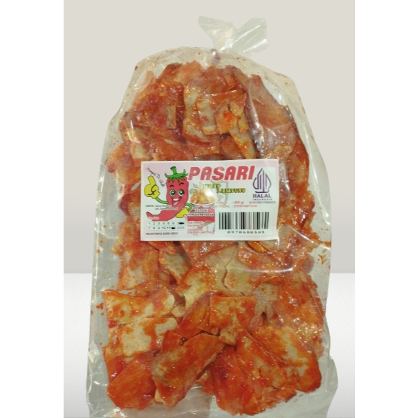 

Kripik Balado Singkong Pasari Khas Lampung 400 Gram