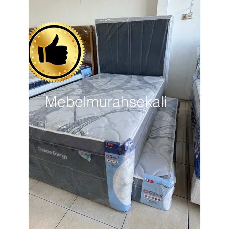 Tivana Home () Springbed/ Spring Bed Central Deluxe Energy 2In1 Twin Sorong (Melayani Surabaya)
