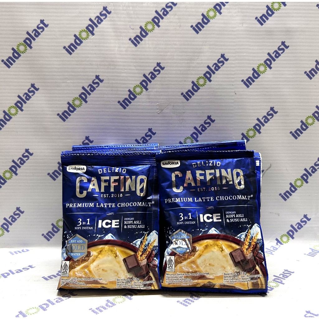 

Caffino Ice Chocomalt Gusset - Bubuk Es Kopi Instan 6 Sachet x 27g