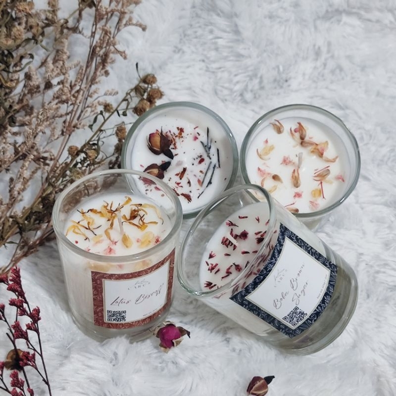 Lilin Aromaterapi Premium || Scented Candle || Pengharum Ruangan || Lilin Souvenir Lilin Grosir Lili