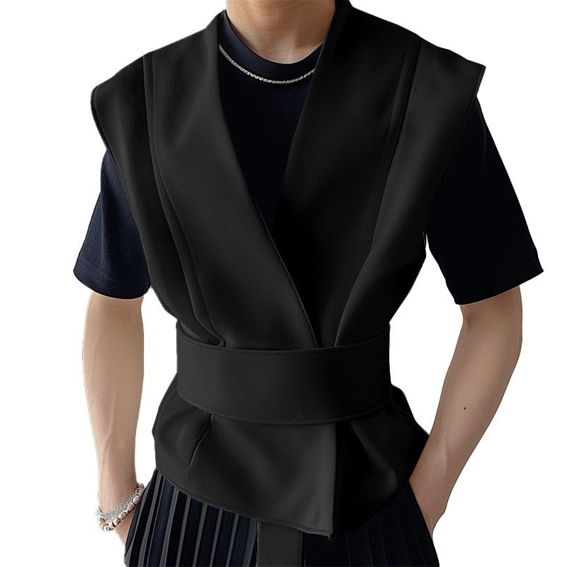 garansi rompi outer pria katun toyobo + sabuk kain