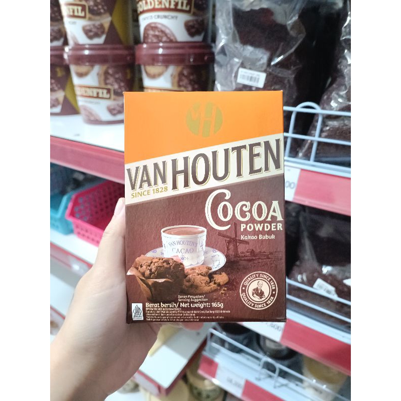 

[ 165 GRAM ] Van houten Cocoa Powder 165 Gram / Coklat Bubuk Vanhouten 165 Gram