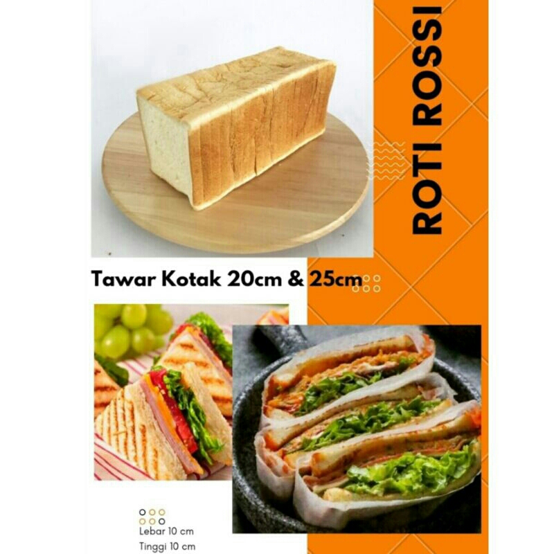 

Roti Tawar Kotak Premium 20cm