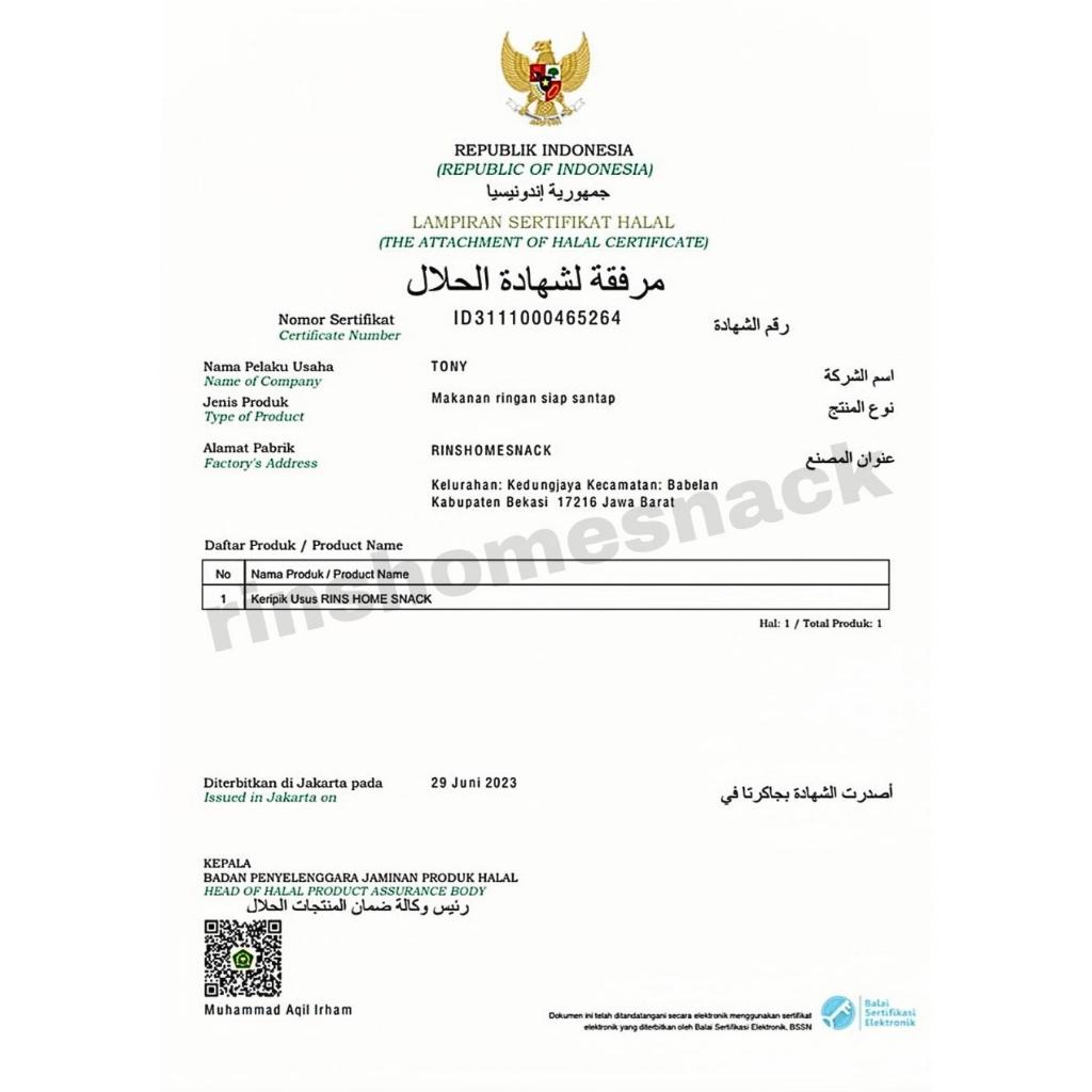 

Ay00! TERBARU!!! Basreng Daun Jeruk Kemasan 2kg Terlaris