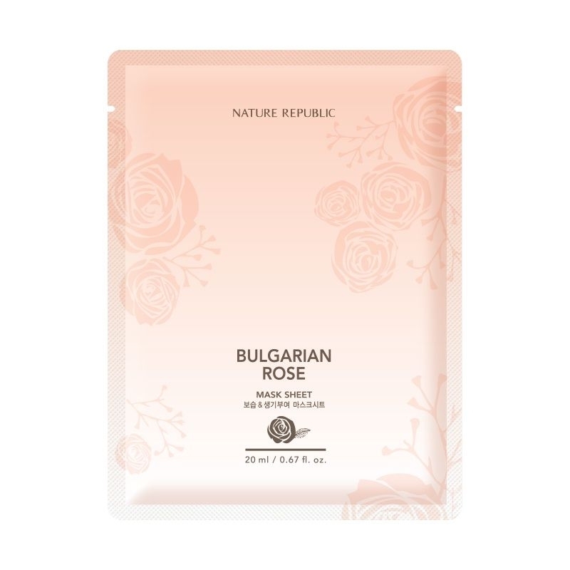 [Exp.10/2025] Nature Republic Bulgarian Rose Sheet Mask