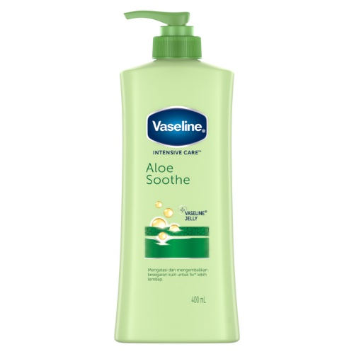 Vaseline Lotion 400ml Intensive Care Aloe Smooth | Pump Hijau 400ml Handbody