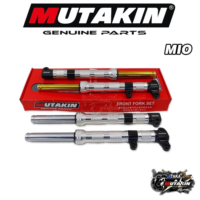Tabung shock depan cnc mio sporty,smile,soul,fino mutakin.