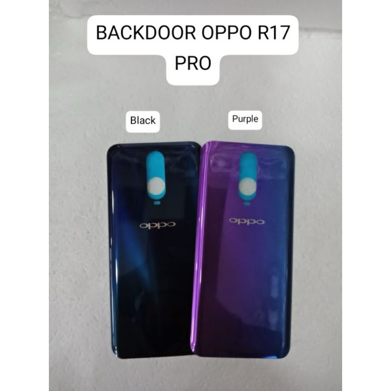 Backdoor Back Cover Tutup Belakang Casing Kesing Oppo R17 Pro - Purple