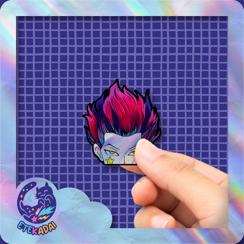 

Stiker Hologram Anime Hunter X Hunter Hisoka