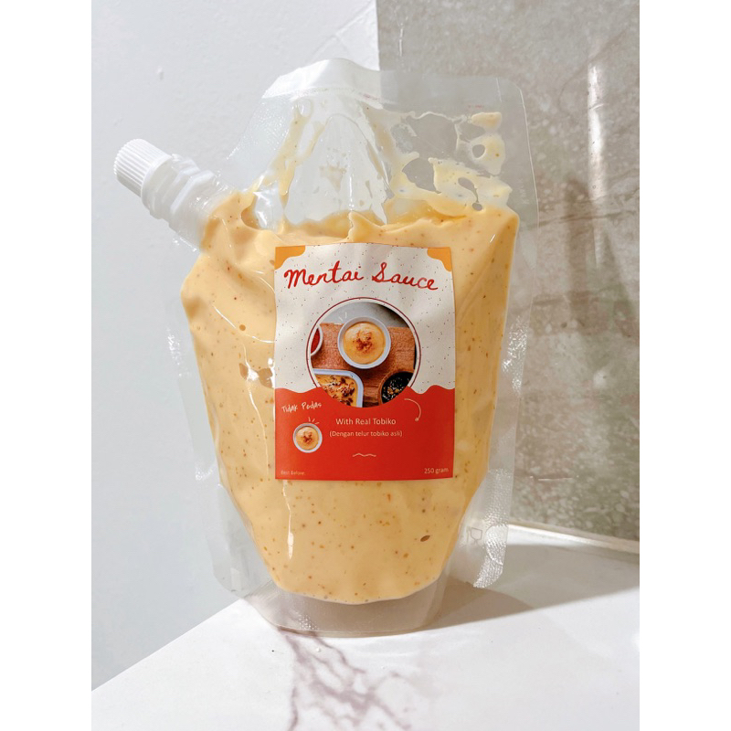 

Mentai sauce / saus mentai HALAL original dengan telur tobiko asli 250gr