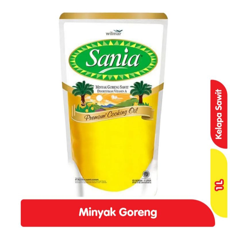 

Minyak Goreng Sania Pouch 1 L