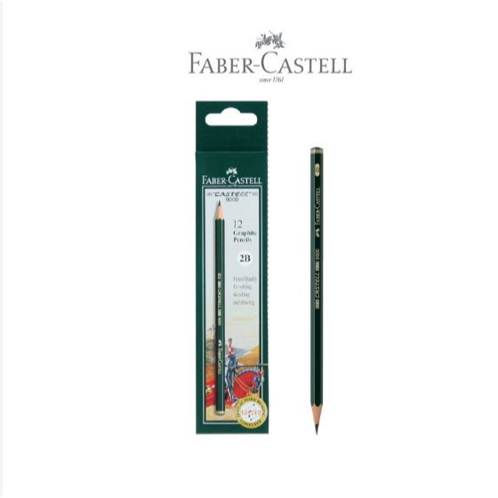 

PENSIL 2B FABER CASTELL || PENSIL FABERCASTELL 1 PACK