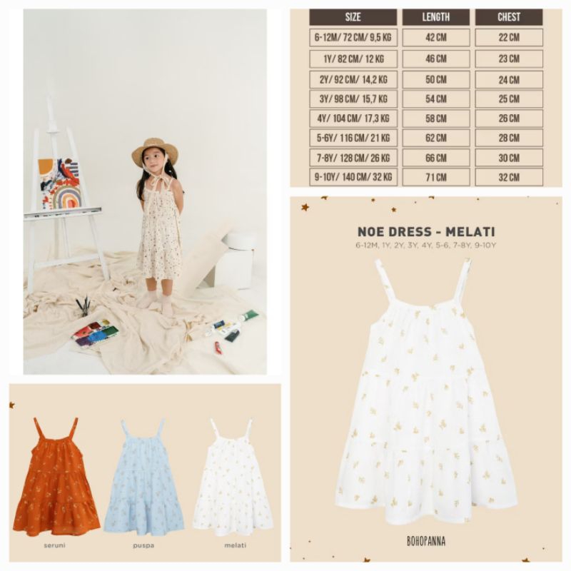 BOHOPANNA/DRESS BOHOPANNA/DRESS ANAK BOHOPANNA/DRESS ANAK PEREMPUAN/DRESS ANAK