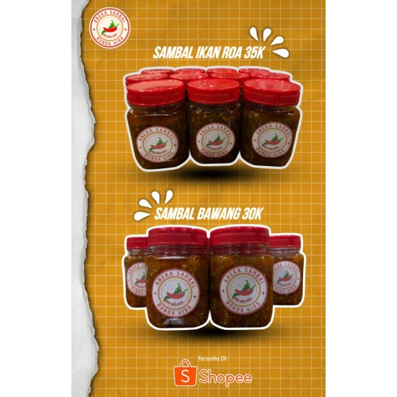 

Sambal Bawang Bunda Hira