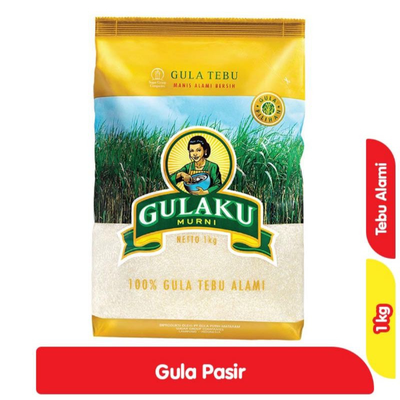 

GULAKU Gula Pasir Tebu Kuning 1 kg