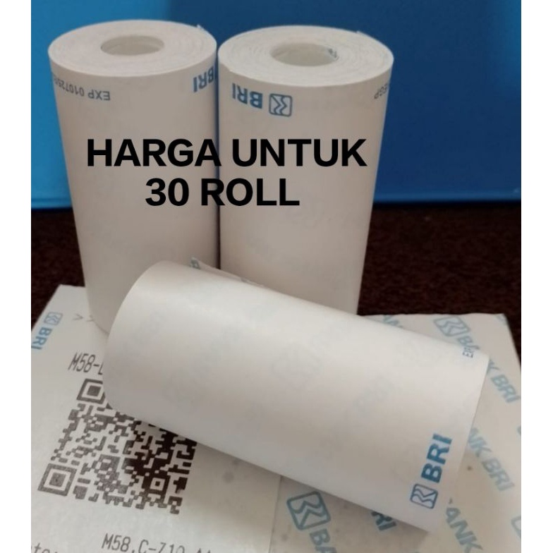 

PAKET 1 KG KERTAS THERMAL LOGO BANK BRI 57x3 paket 1 kilo RYSU79748