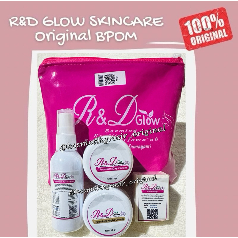 R&D GLOW Skincare BPOM Original (Ada harga grosir) - cream r&d glow