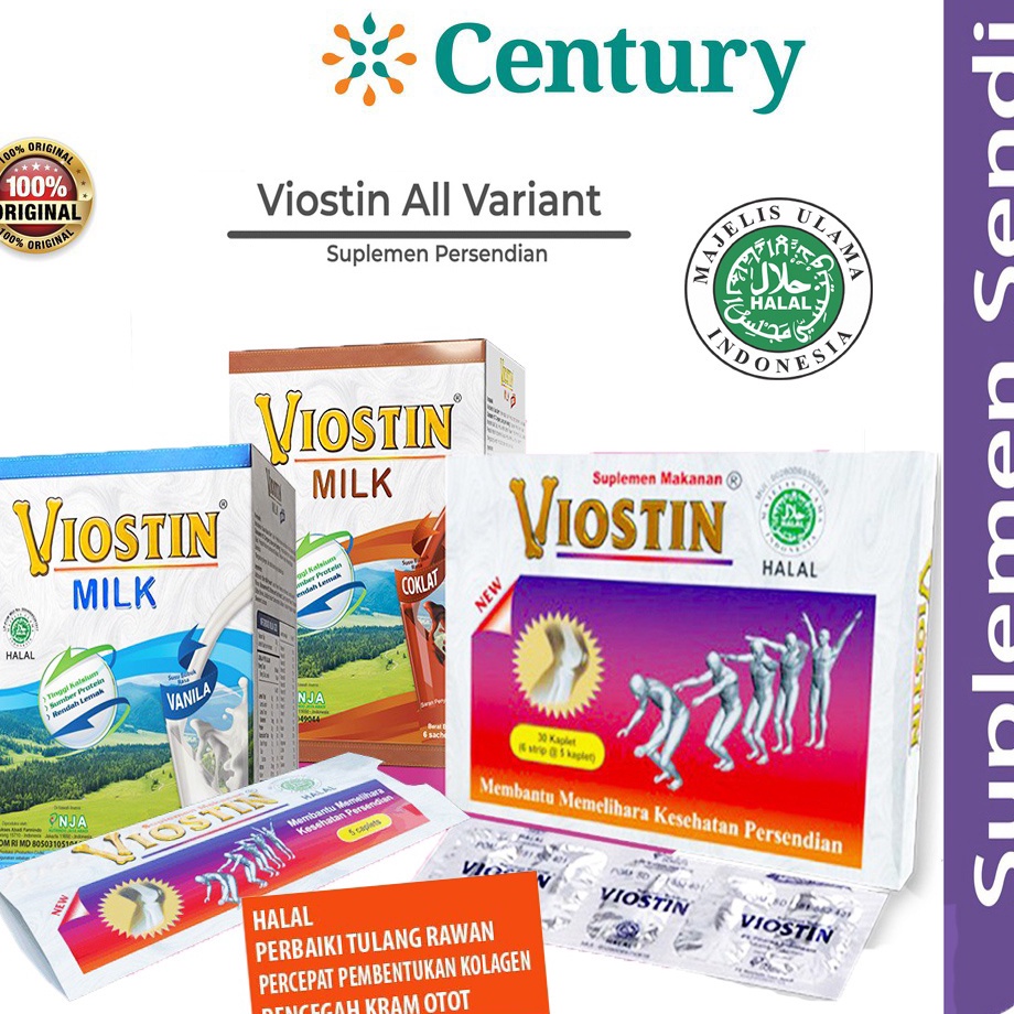 

Buruan pesan Viostin All VariantSusu Vanila CoklatKaplet Strip isi 5 3 Kaplet Box SendiTulang