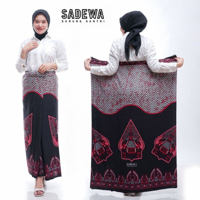 Sarung Santriwati Motif Wayang Sarung Wanita Sarung Goyor Sarung Printing Sarung Palaikat Sarung Cap