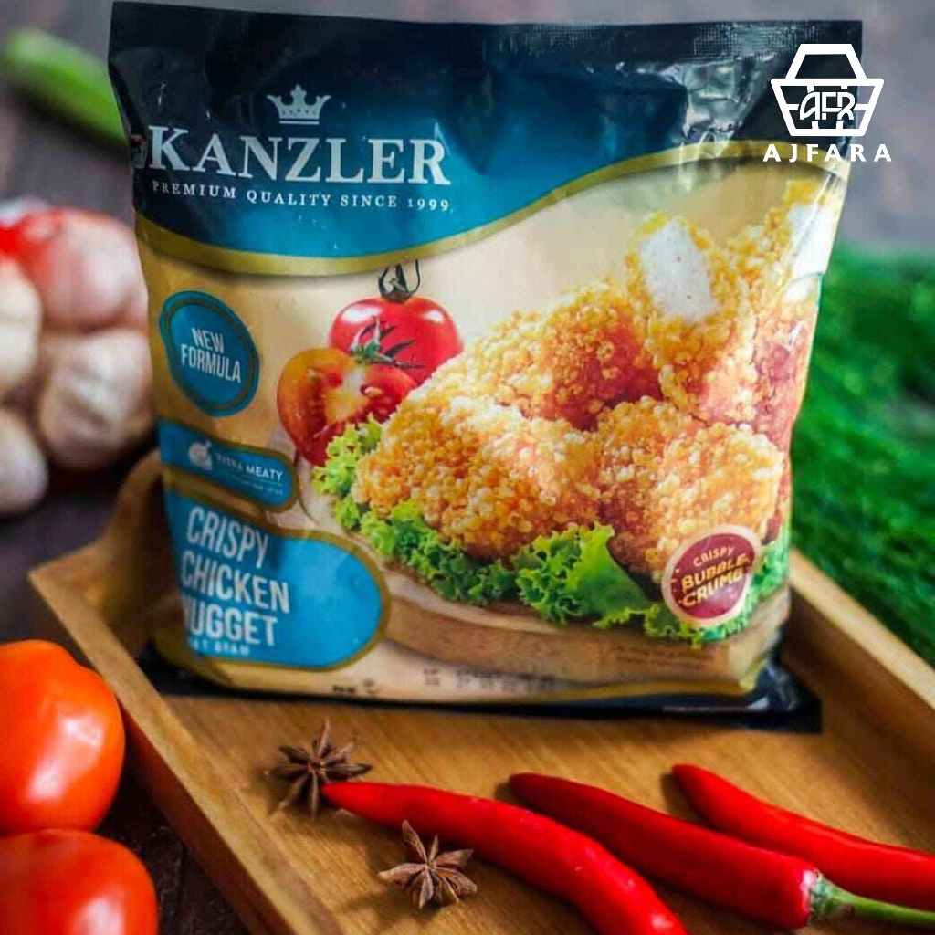 

Kanzler Crispy Nugget 450 gram/Kanzler Crispy Stick Nugget 450 gram/Kanzler Nugget Premium 450 gram