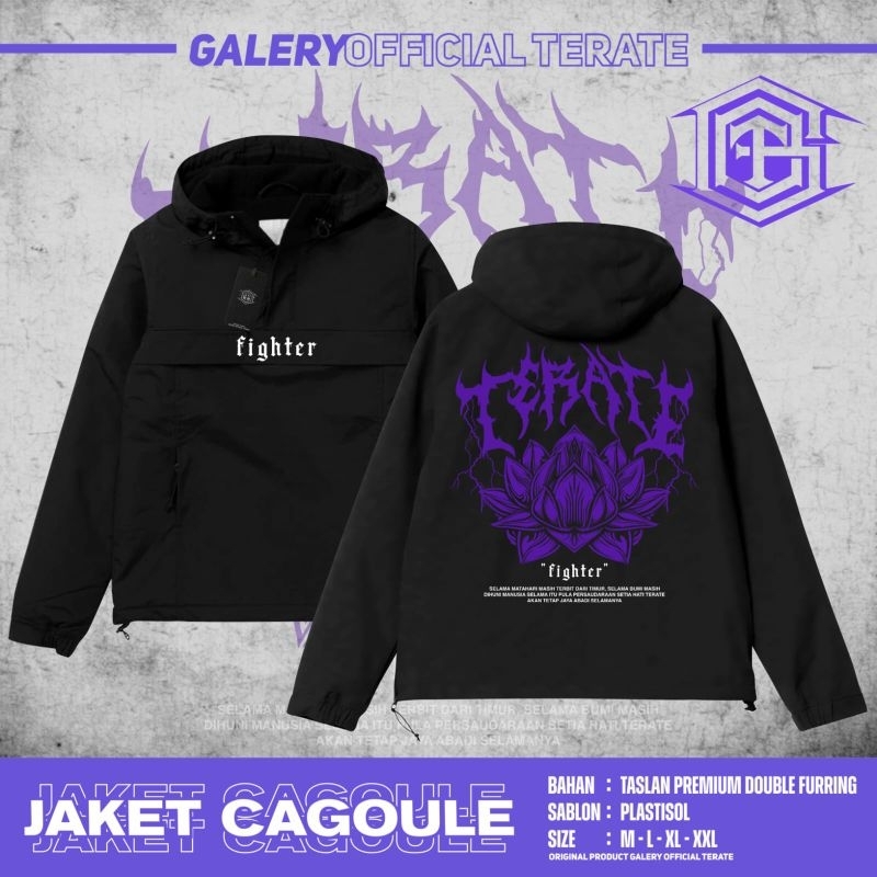 JAKET CAGOULE PSHT JAKET SABLON JAKET CAGOULE TERATE (BISA BAYAR DITEMPAT COD) JAKET KEKINIAN JAKET 