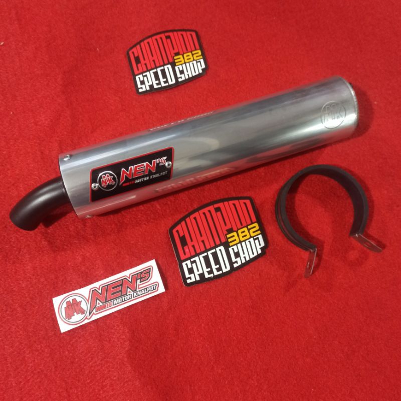 Silencer Knalpot 2 Tak 2Tak 2T NENS NEN'S Original AT-2S Aluminium 29cm 29 cm