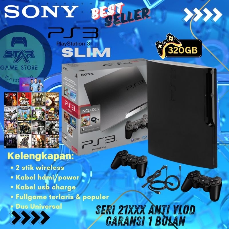 Ps3 Slim Cfw Playstation 3 Seri 21xxx Void Japan