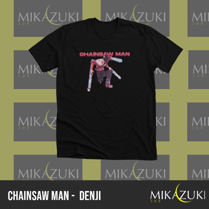 Mikazuki T-Shirt Anime Chainsaw Man - Denji