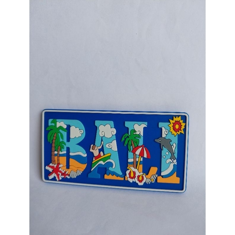 Magnet kulkas / tempelan kulkas / fridge magnet karet BALI