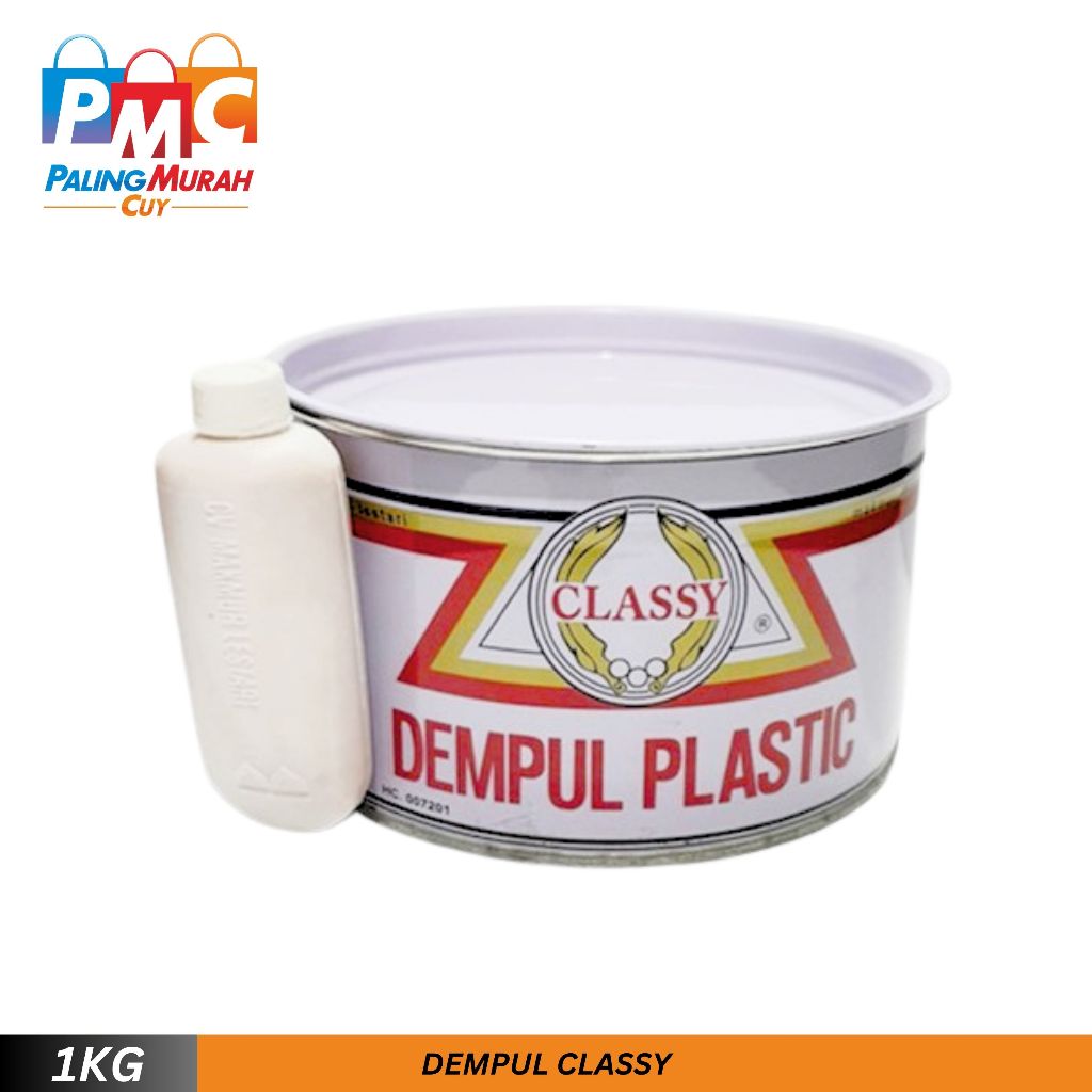 Dempul Classy ukuran 1 Kg Dempul Mobil/Motor/Besi/Kayu