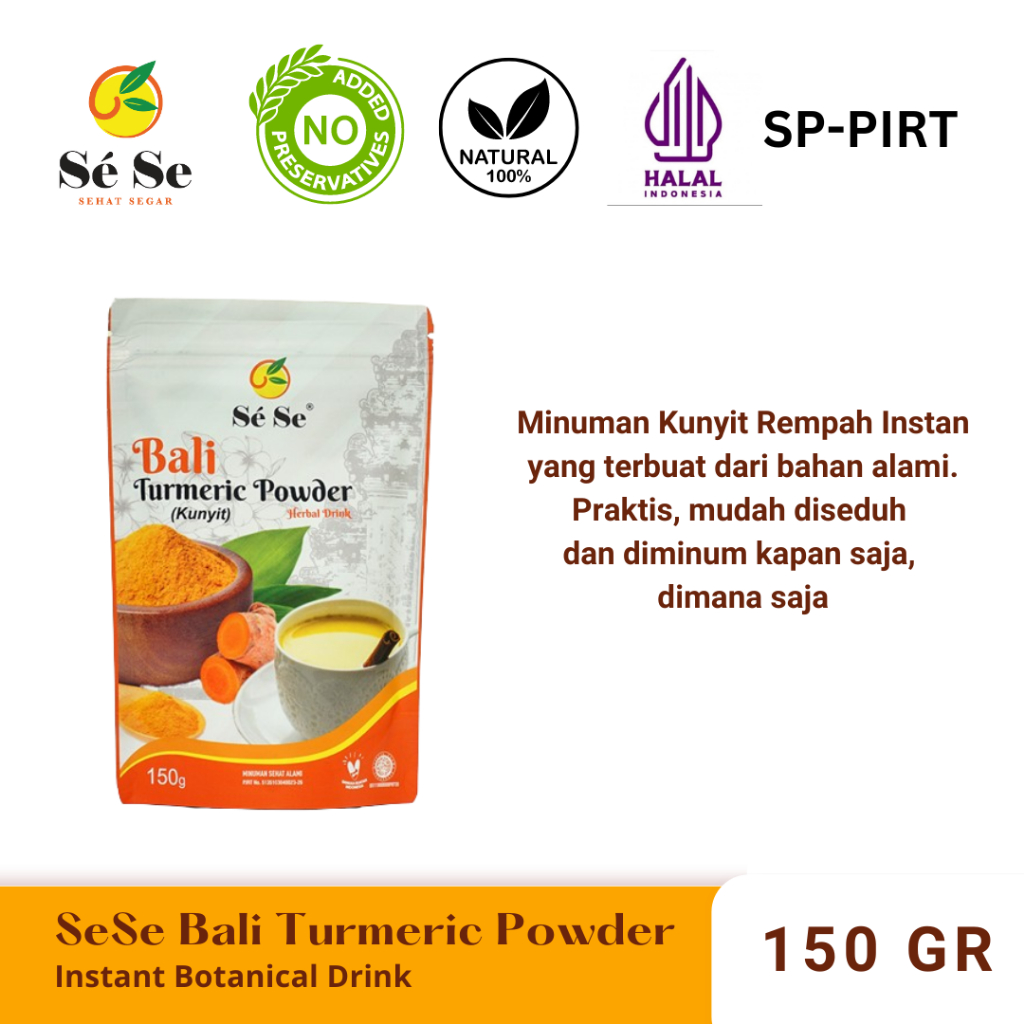 

SeSe Jamu Kunyit Rempah Instan 150g