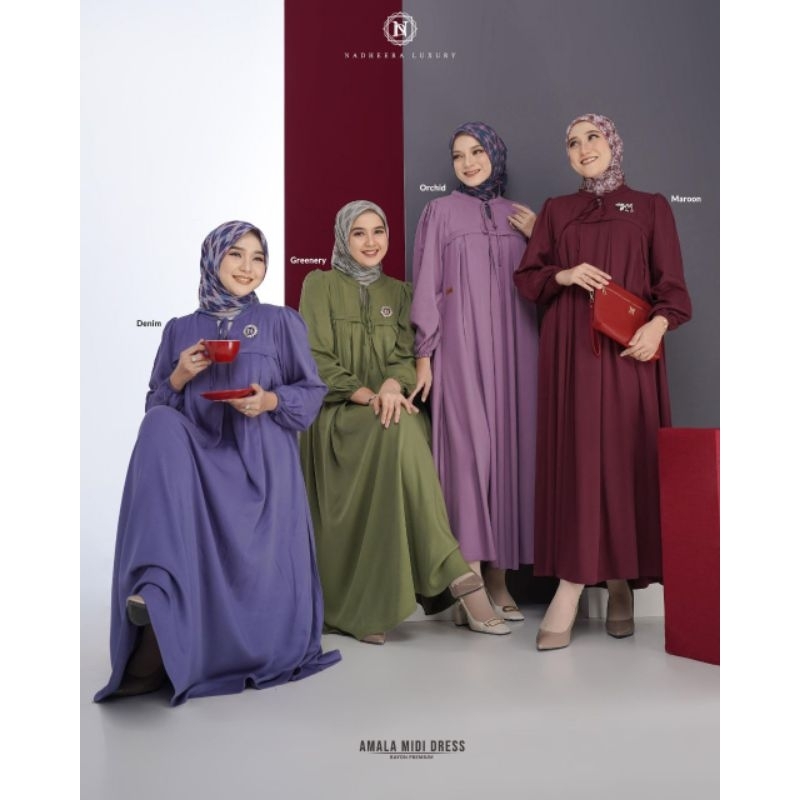 AMALA MIDI DRESS