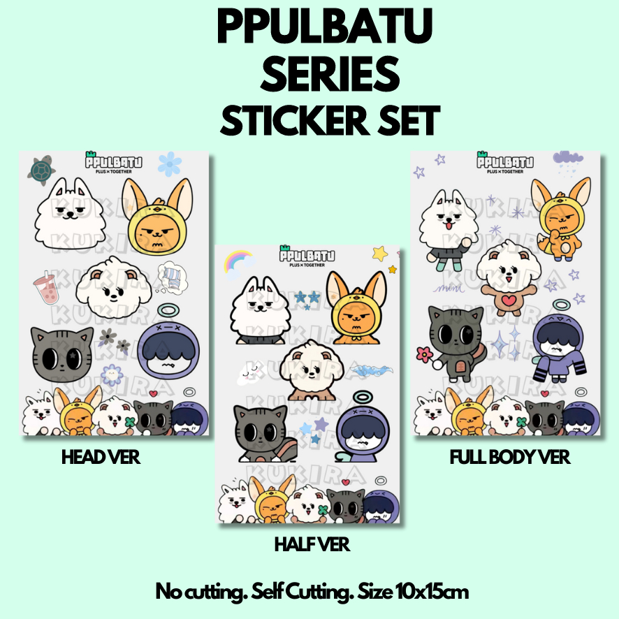 

[KUKIRA] Sticker SET Ppulbatu