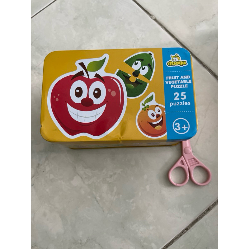 prelove puzzle anak // puzzle buah sayur bahasa