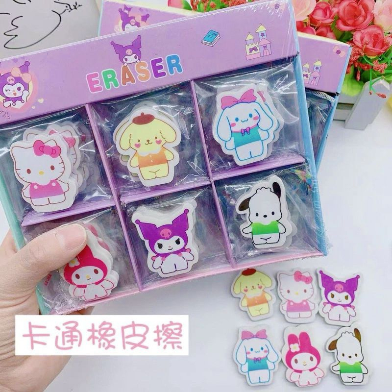 

Penghapus Sanrio Lucu 1 Pcs Stip Motif Imut Harga Murah Favorit Anak / Eraser SANRIO 1 piece kemasan plastik Alat Tulis Sekolah Anak