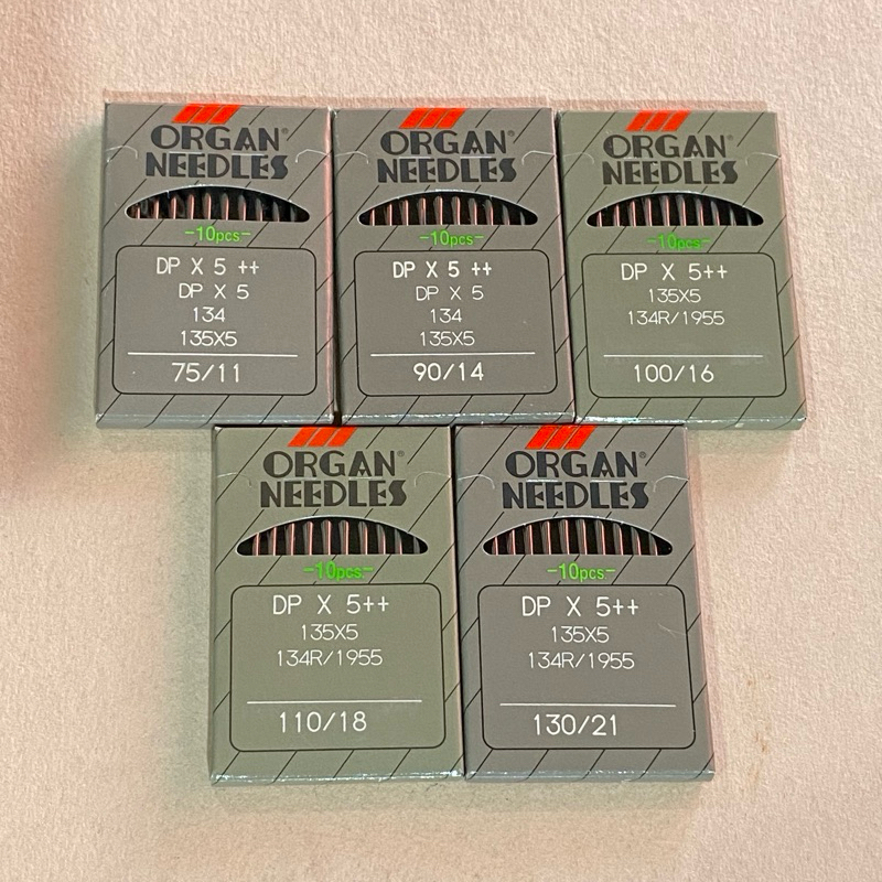Jarum jahit DP ORGAN original Jepang ukuran 11, 14, 16, 18 dan 21