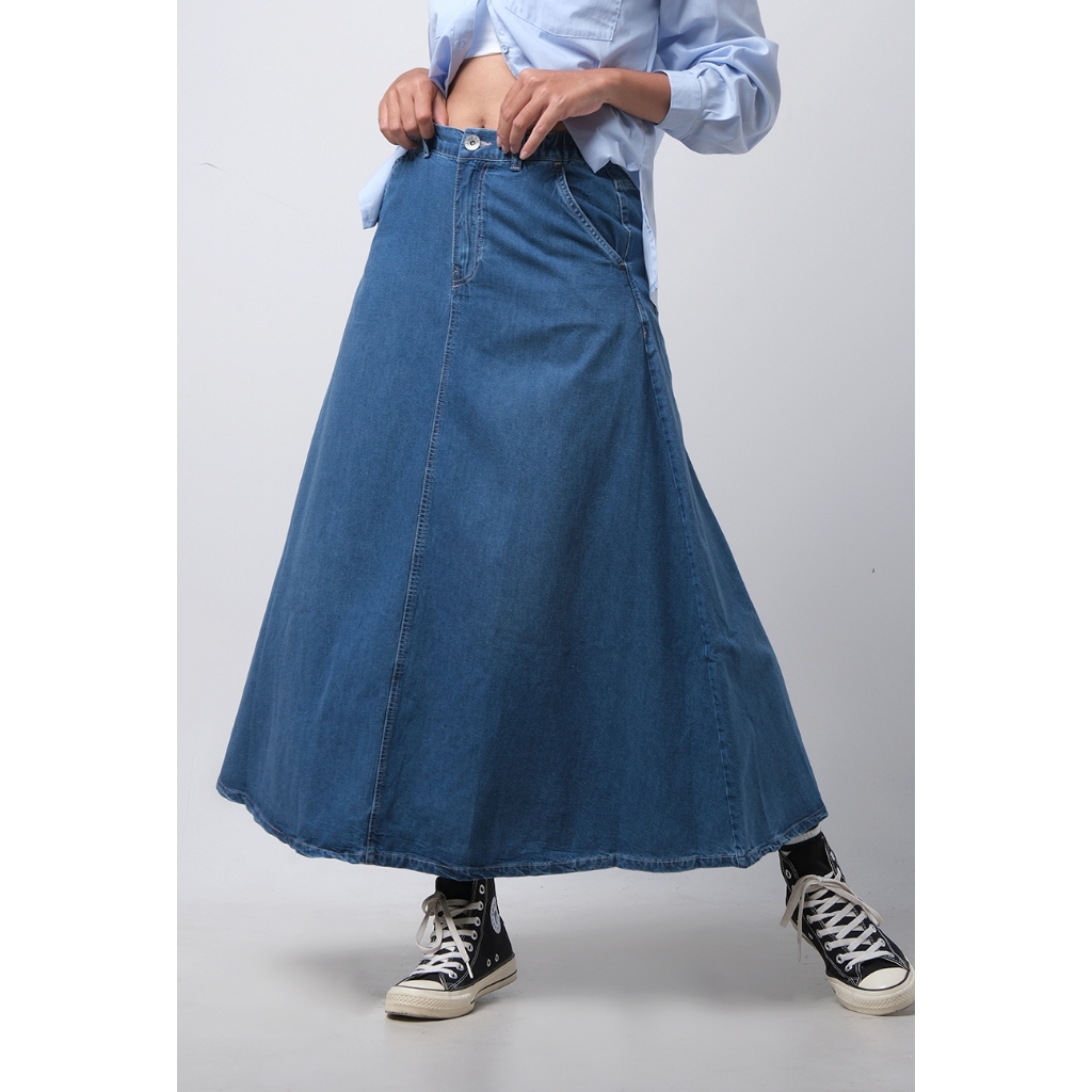 Logo Jeans - Rok Wanita Grace 53043L3ML