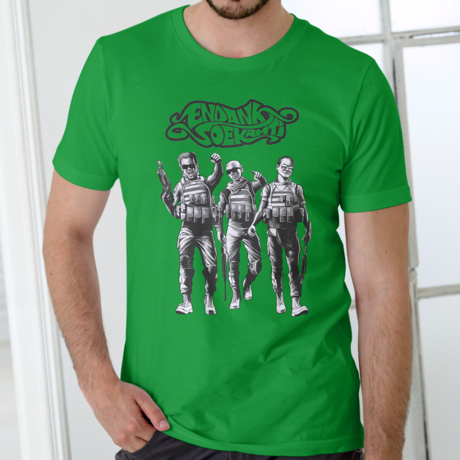 Kaos Band Endank Soekamti Album Musik Angka 8 - Kaos Pria Wanita Distro Premium Katun Combed 24s