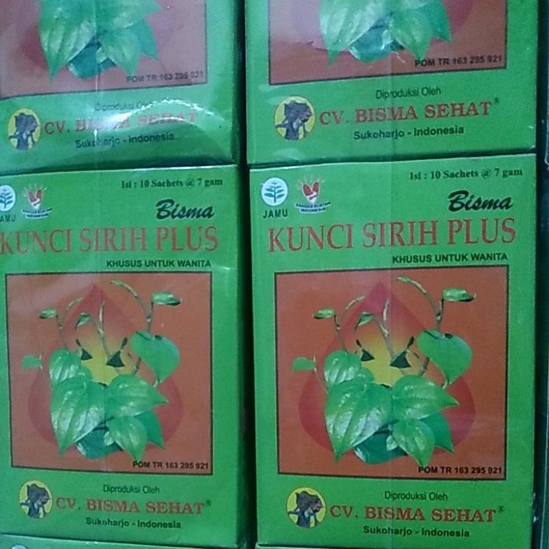 

Jamu serbuk KUNCI SIRIH Bsma sehat isi 10sachet