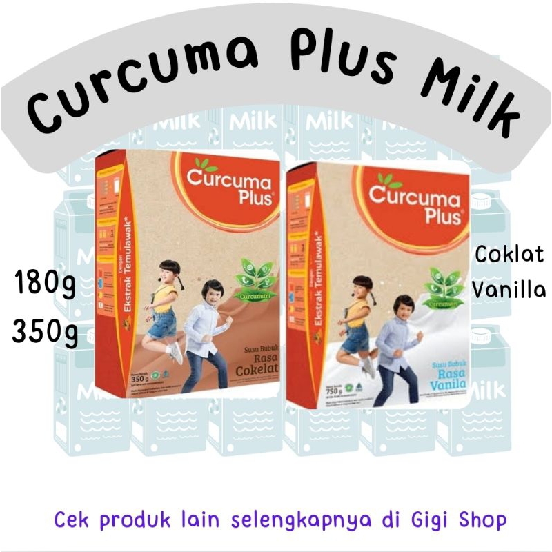 

Curcuma Plus Susu Bubuk 180g 350g Susu Penambah Nafsu Makan anak