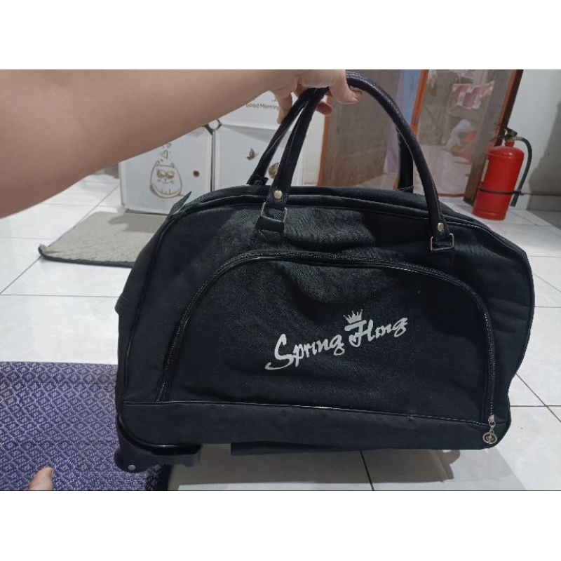 NOME TAS TRAVEL TROLLEY / TAS TROLLEY / TAS PENYIMPANAN KAPASITAS BESAR / TAS PERJALANAN TRAVEL HITA