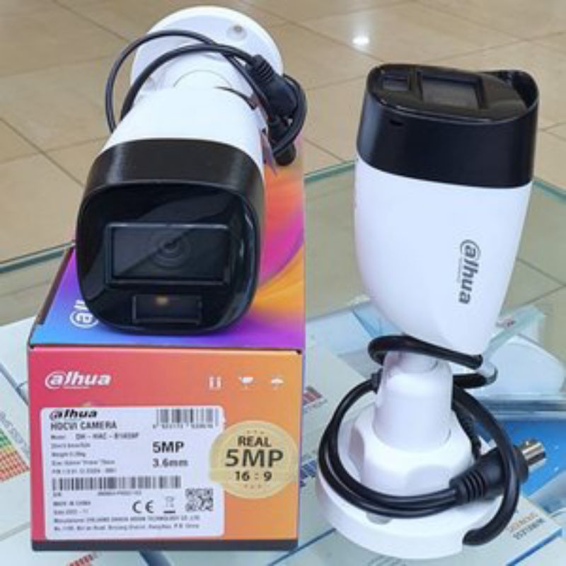 Kamera cctv outdoor Dahua 5Mp Audio colorvu