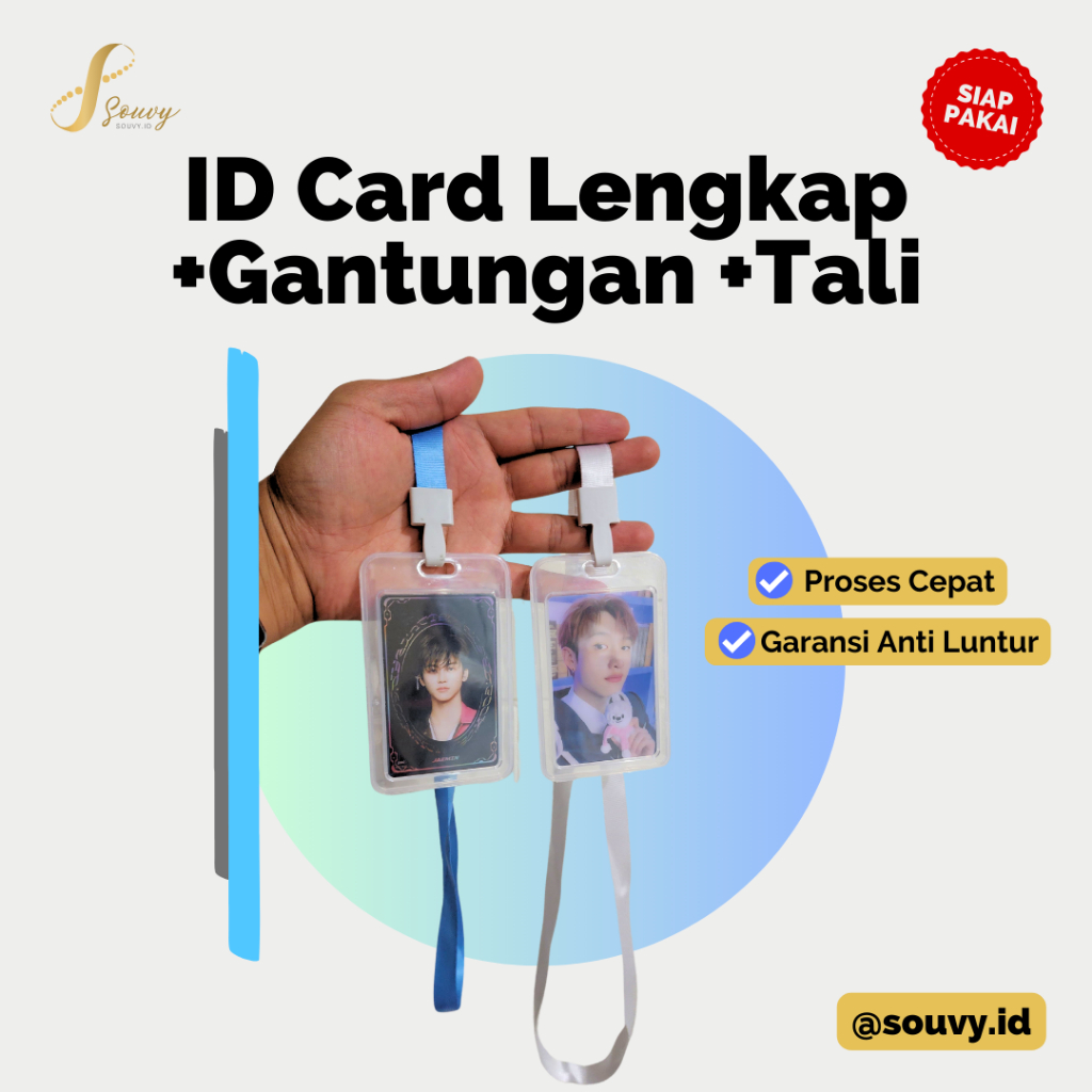 

Cetak Id Card Gantungan Tali Lengkap Kartu Pegawai Panitia Staf Member Siap Pakai Makassar