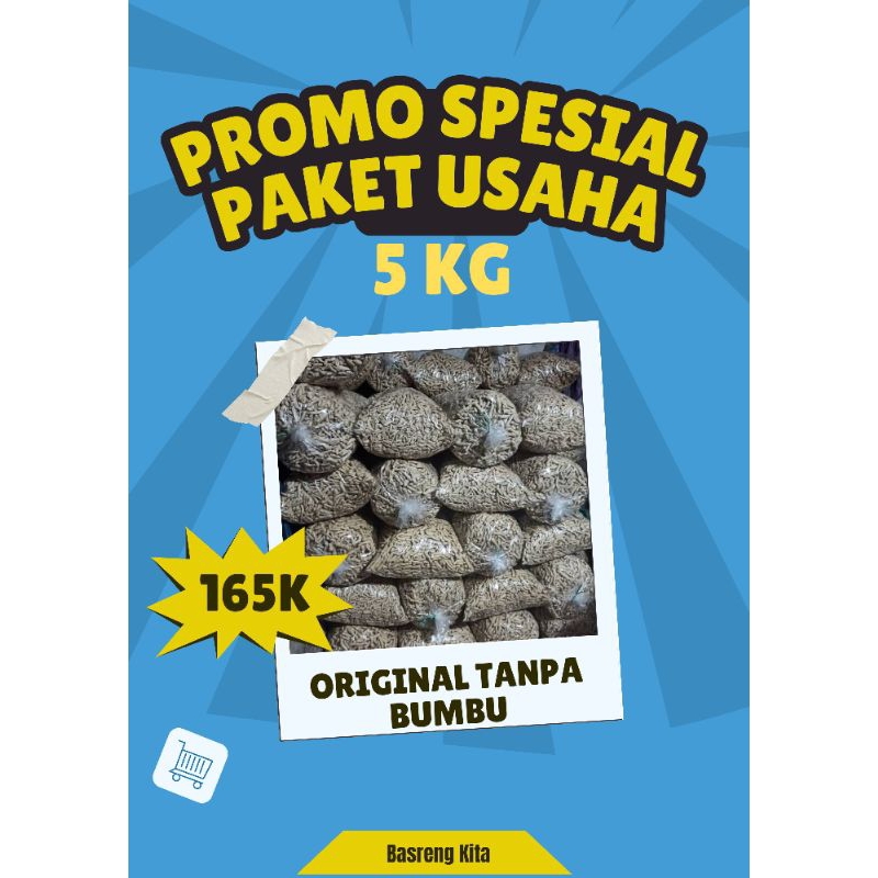 

Paket Usaha BASRENG isi 5 kg Rasa Original