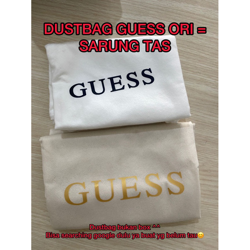 Dustbag original Guess HARUS DENGAN PEMBELIAN TAS