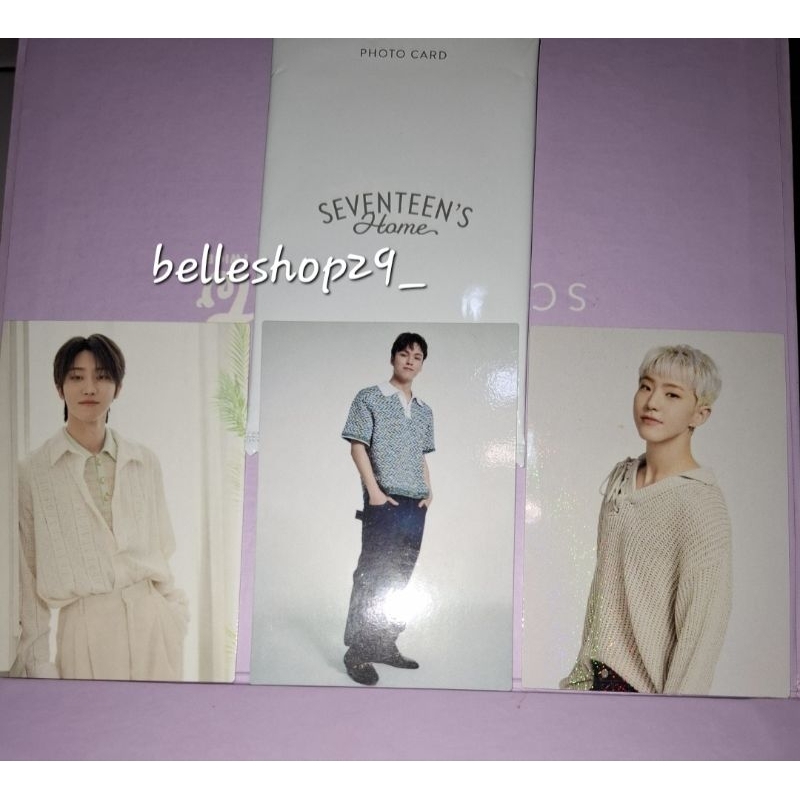 {READY STOCK} OFFICIAL TC HOME JAPAN SEVENTEEN PHOTOCARD TRANDING CARD